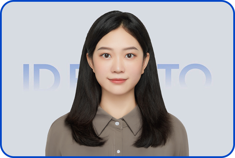 韓式證件照示意