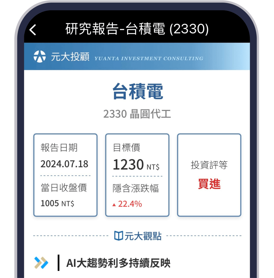 個股籌碼輕鬆掌握